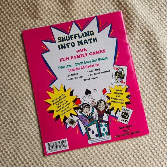 4/$20 Shuffling Into Math - With Fun Family Games - Paperback - Picture 3 of 3